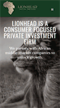 Mobile Screenshot of lionheadcapital.com